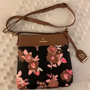 Spartina 449 Cross Body Messenger Bag Vedier Pattern